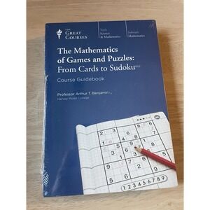 The Great Courses Mathematics of Games and Puzzles DVD Set Arthur T. Benjamin